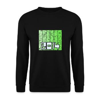 Year: 2014 - Unisex Sweatshirt - black - Front - Alina (178cm) & Michal (187cm)
