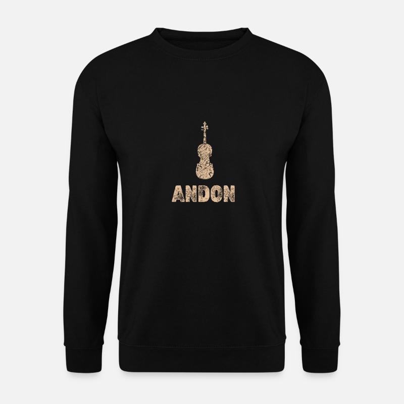 Bratsche Andon - Unisex Pullover - Schwarz