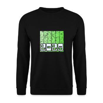 2029 - Unisex Pullover - Schwarz - Vorne - Alina (178cm) & Michal (187cm)