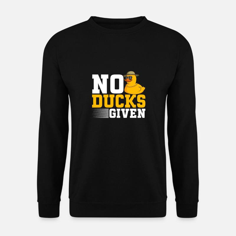 Quietscheentchen Quietscheente Gummiente - Unisex Pullover - Schwarz