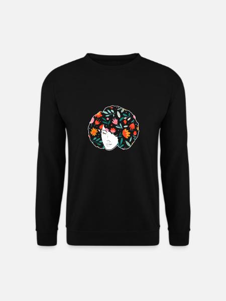 Afro Latina - Uniseks sweater - zwart