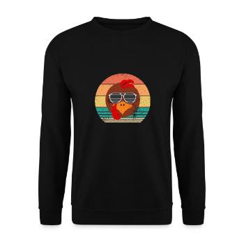 Turkey - Unisex Sweatshirt - black - Front - Alina (178cm) & Michal (187cm)