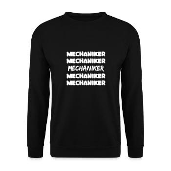 Le métier de mécanicien - Sweat-shirt Unisexe - noir - Devant - Alina (178cm) & Michal (187cm)