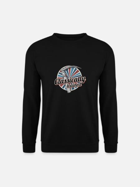 Classically Trained Laryngoscope Retro Nurse - Unisex Sweatshirt - black