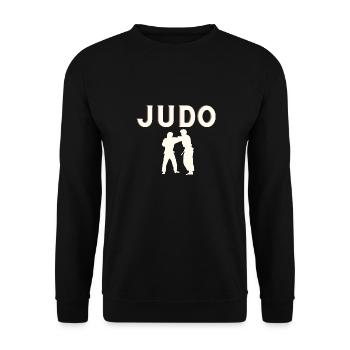 Judo - Unisex Pullover - Schwarz - Vorne - Alina (178cm) & Michal (187cm)