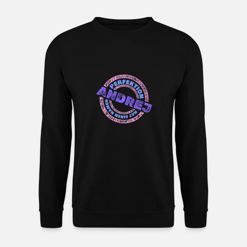 Perfektion Andrej - Unisex Pullover - Schwarz