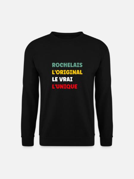rochelais - Sweat-shirt Unisexe - noir
