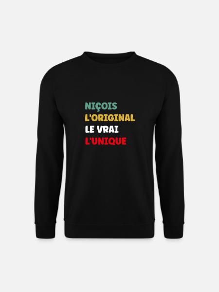 niçois - Sweat-shirt Unisexe - noir