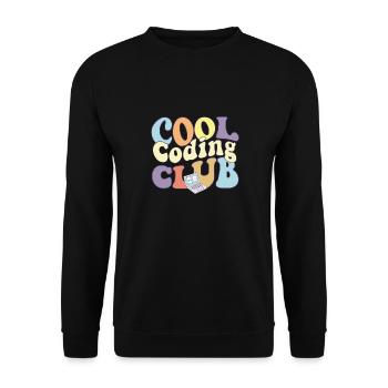Programmeur informatique Cool Coding Club Codeur - Sweat-shirt Unisexe - noir - Devant - Alina (178cm) & Michal (187cm)