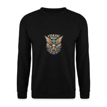 Cthulhu - Unisex Pullover - Schwarz - Vorne - Alina (178cm) & Michal (187cm)
