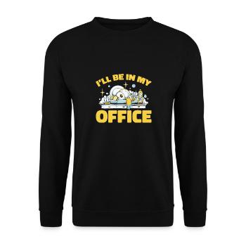 Aide domestique, femme de ménage, femme de ménage - Sweat-shirt Unisexe - noir - Devant - Alina (178cm) & Michal (187cm)