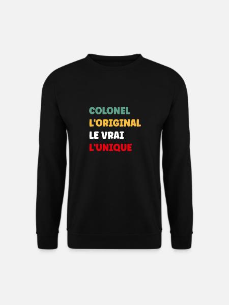 colonel - Sweat-shirt Unisexe - noir