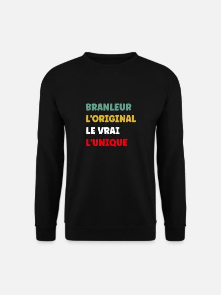 branleur - Sweat-shirt Unisexe - noir
