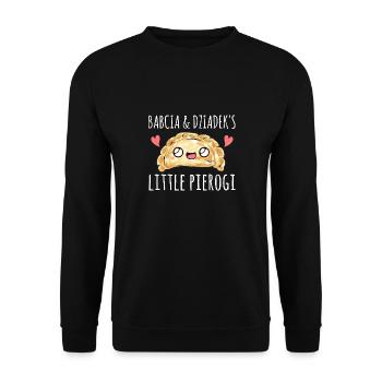 Pierogi polonais - Sweat-shirt Unisexe - noir - Devant - Alina (178cm) & Michal (187cm)
