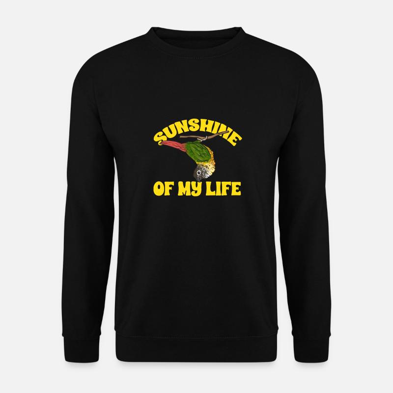 Perruche Molina Perroquet Perruche oiseau - Sweat-shirt Unisexe - noir
