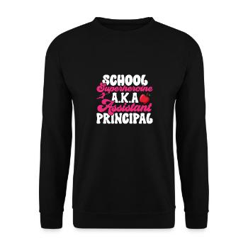 Directeur adjoint - Sweat-shirt Unisexe - noir - Devant - Alina (178cm) & Michal (187cm)