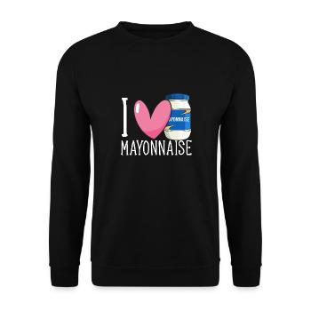 Mayonnaise - Unisex Sweatshirt - black - Front - Alina (178cm) & Michal (187cm)
