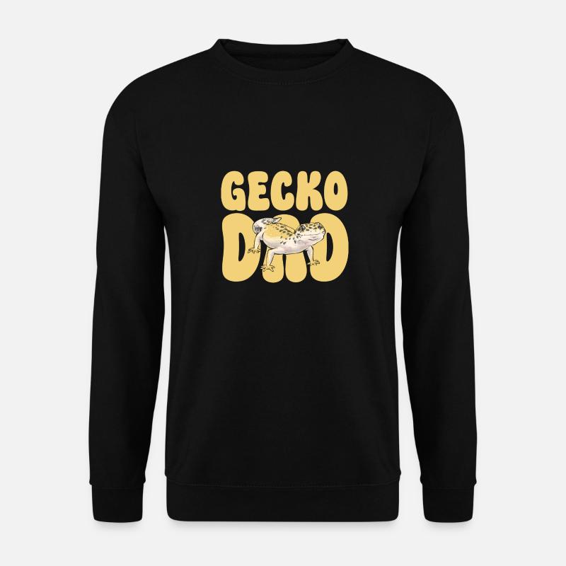 Leopard Gecko Reptile Pet Gecko - Unisex Sweatshirt - black