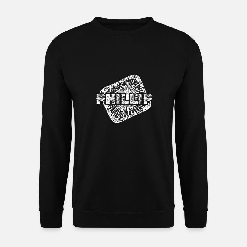 Phillip as a birth - Unisex Sweatshirt - black