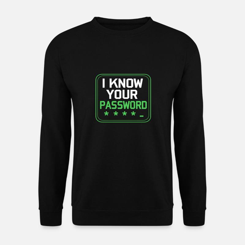 Cybersecurity Cyber Programmierer Hacker - Unisex Pullover - Schwarz