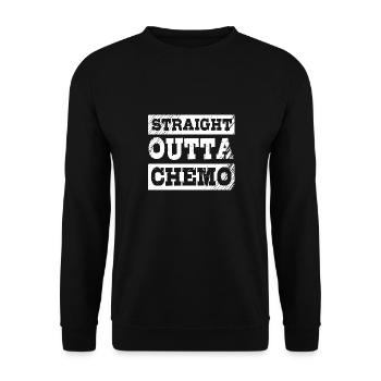 Cancer de l’ovaire Cancer survivant Cancer - Sweat-shirt Unisexe - noir - Devant - Alina (178cm) & Michal (187cm)