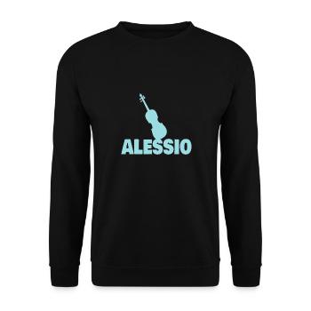 Viola Alessio - Unisex Sweatshirt - black - Front - Alina (178cm) & Michal (187cm)