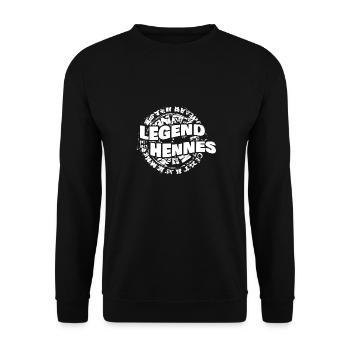 Hennes - Unisex Pullover - Schwarz - Vorne - Alina (178cm) & Michal (187cm)