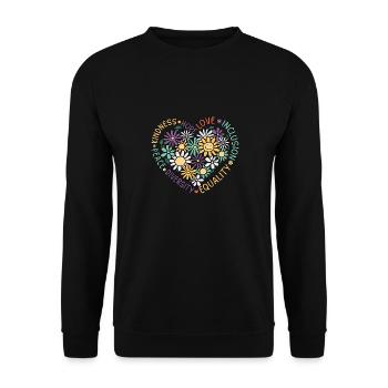 Autismus - Unisex Pullover - Schwarz - Vorne - Alina (178cm) & Michal (187cm)