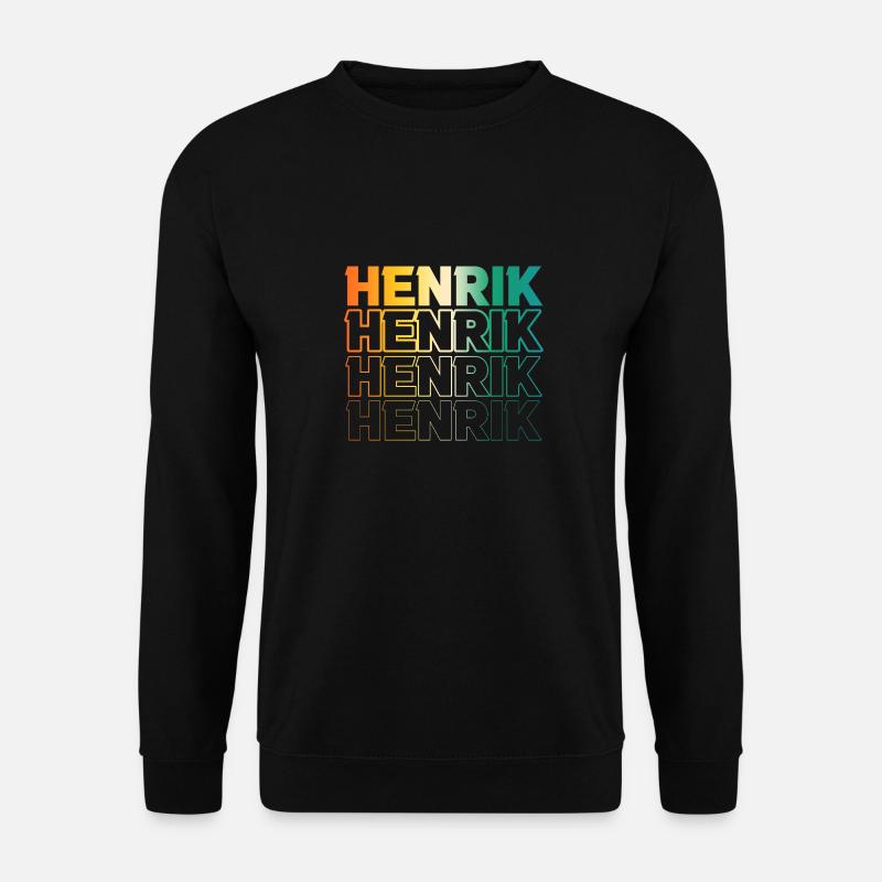 Henrik - Unisex Pullover - Schwarz