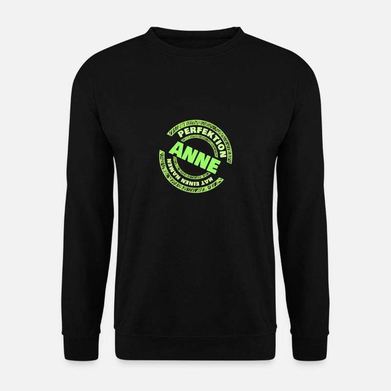 Perfektion Anne - Unisex Pullover - Schwarz