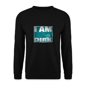 Dague - Sweat-shirt Unisexe - noir - Devant - Alina (178cm) & Michal (187cm)