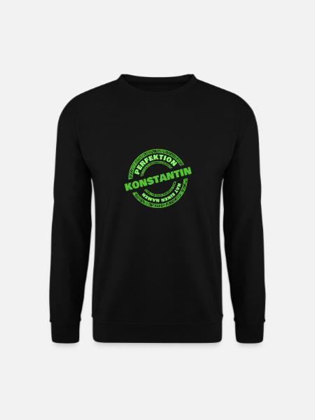 Perfektion Konstantin - Unisex Pullover - Schwarz