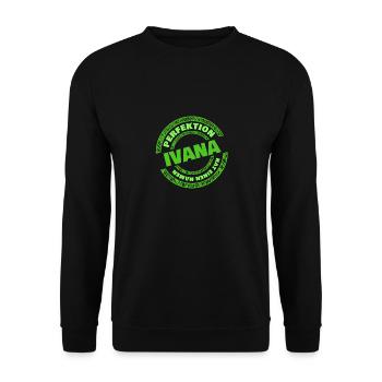 Perfektion Ivana - Unisex Pullover - Schwarz - Vorne - Alina (178cm) & Michal (187cm)