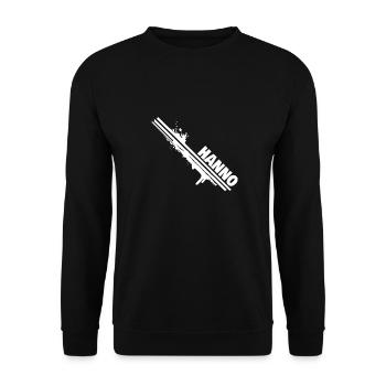Painter Hanno - Unisex Sweatshirt - black - Front - Alina (178cm) & Michal (187cm)