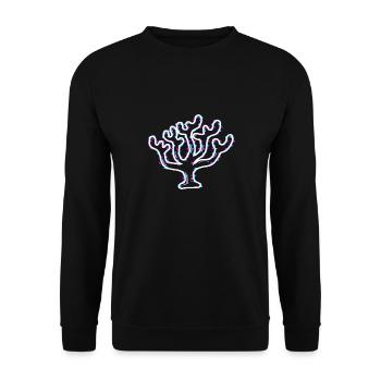 Récifs coralliens, nature colorée, plongée avec - Sweat-shirt Unisexe - noir - Devant - Alina (178cm) & Michal (187cm)