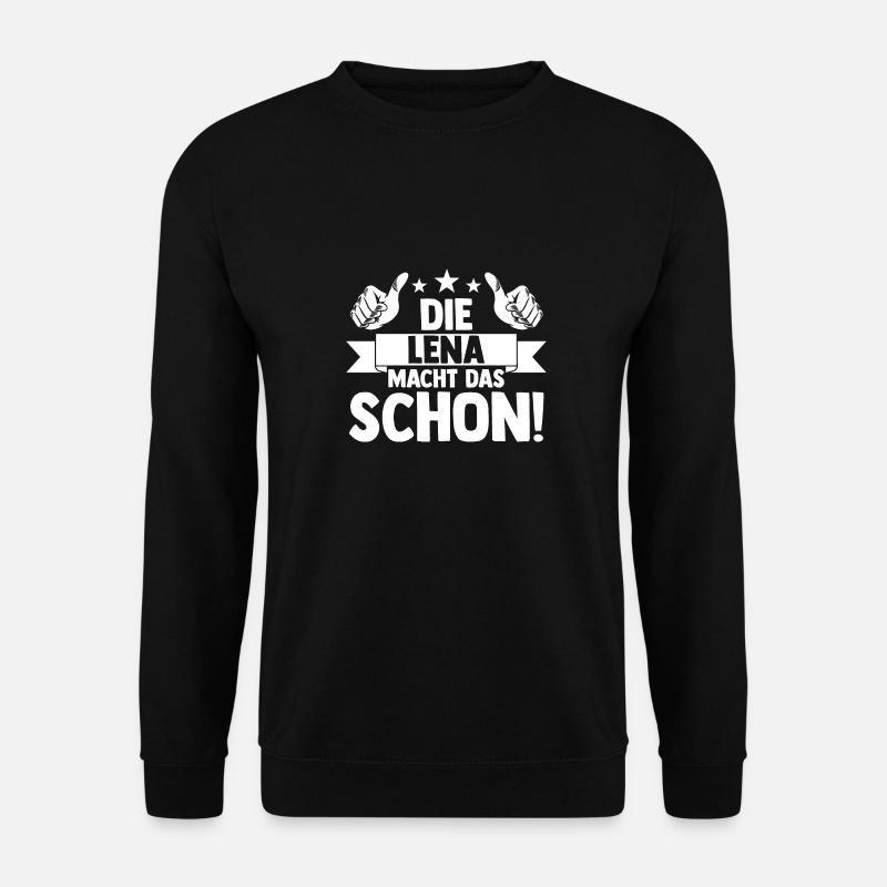 Lena - Unisex Pullover - Schwarz