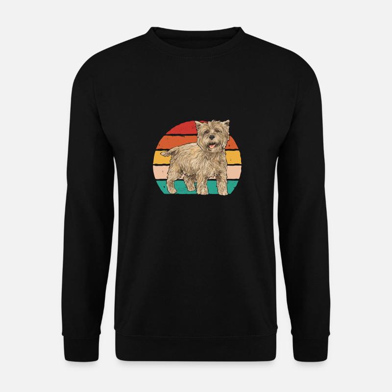 Cairn Terrier Hund - Unisex Pullover - Schwarz