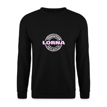 Perfektion Lorna - Unisex Pullover - Schwarz - Vorne - Alina (178cm) & Michal (187cm)