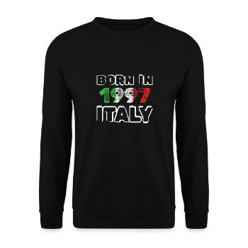 Italien 1997 - Unisex Pullover - Schwarz - Vorne - Alina (178cm) & Michal (187cm)
