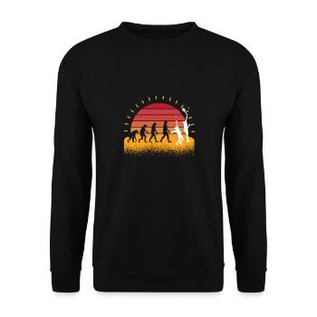 Evolution Tennis Padelspieler Padel - Unisex Pullover - Schwarz - Vorne - Alina (178cm) & Michal (187cm)