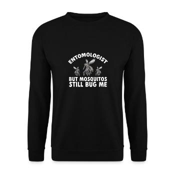 Insect collectors, insects, beetle lovers, entomologists - Unisex Sweatshirt - black - Front - Alina (178cm) & Michal (187cm)