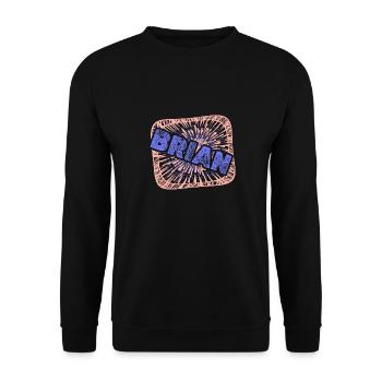 Colleague Brian - Unisex Sweatshirt - black - Front - Alina (178cm) & Michal (187cm)