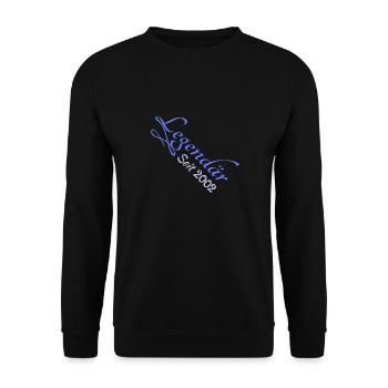 Jahr 2002 - Unisex Pullover - Schwarz - Vorne - Alina (178cm) & Michal (187cm)