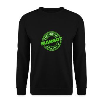 Perfektion Margot - Unisex Pullover - Schwarz - Vorne - Alina (178cm) & Michal (187cm)