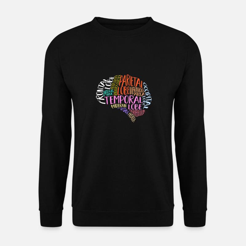 Neurologie Krankenschwester Gehirn Neurologin - Unisex Pullover - Schwarz