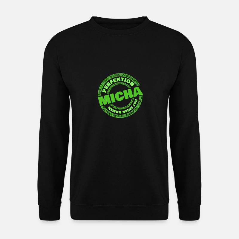 Micha - Unisex Pullover - Schwarz