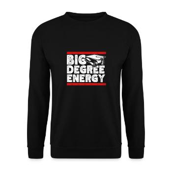 Master's Degree Studium Master Abschluss - Unisex Pullover - Schwarz - Vorne - Alina (178cm) & Michal (187cm)