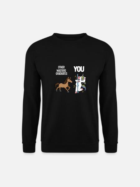 Master's Degree Studium Master Abschluss - Unisex Pullover - Schwarz