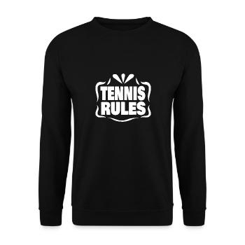 Tennis Tennis - Sweat-shirt Unisexe - noir - Devant - Alina (178cm) & Michal (187cm)