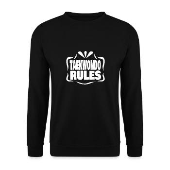 Taekwondo - Sweat-shirt Unisexe - noir - Devant - Alina (178cm) & Michal (187cm)
